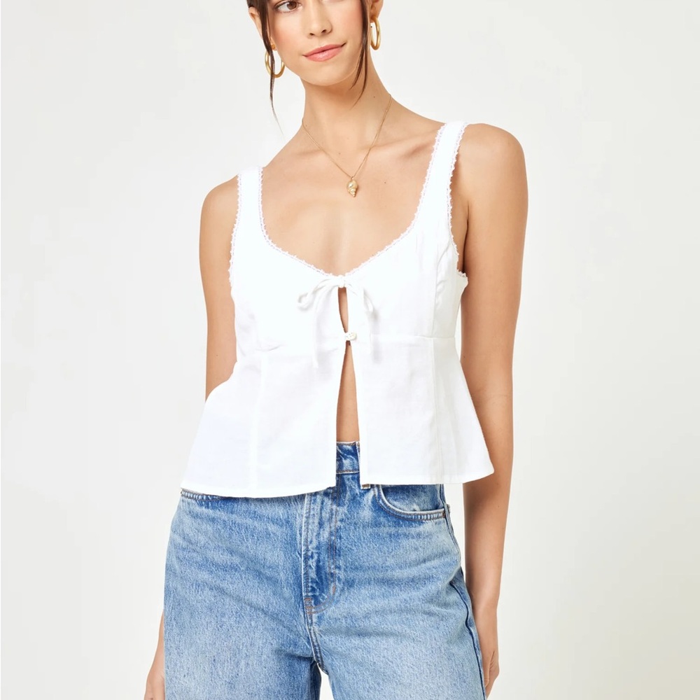 L*Space Cream Rosa Top